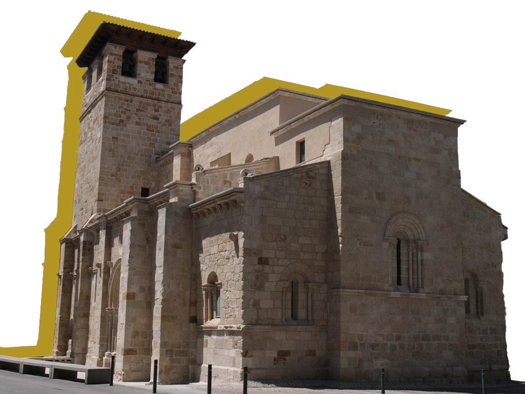 Iglesia de Santiago del burgo, Zamora, Castilla y León, España